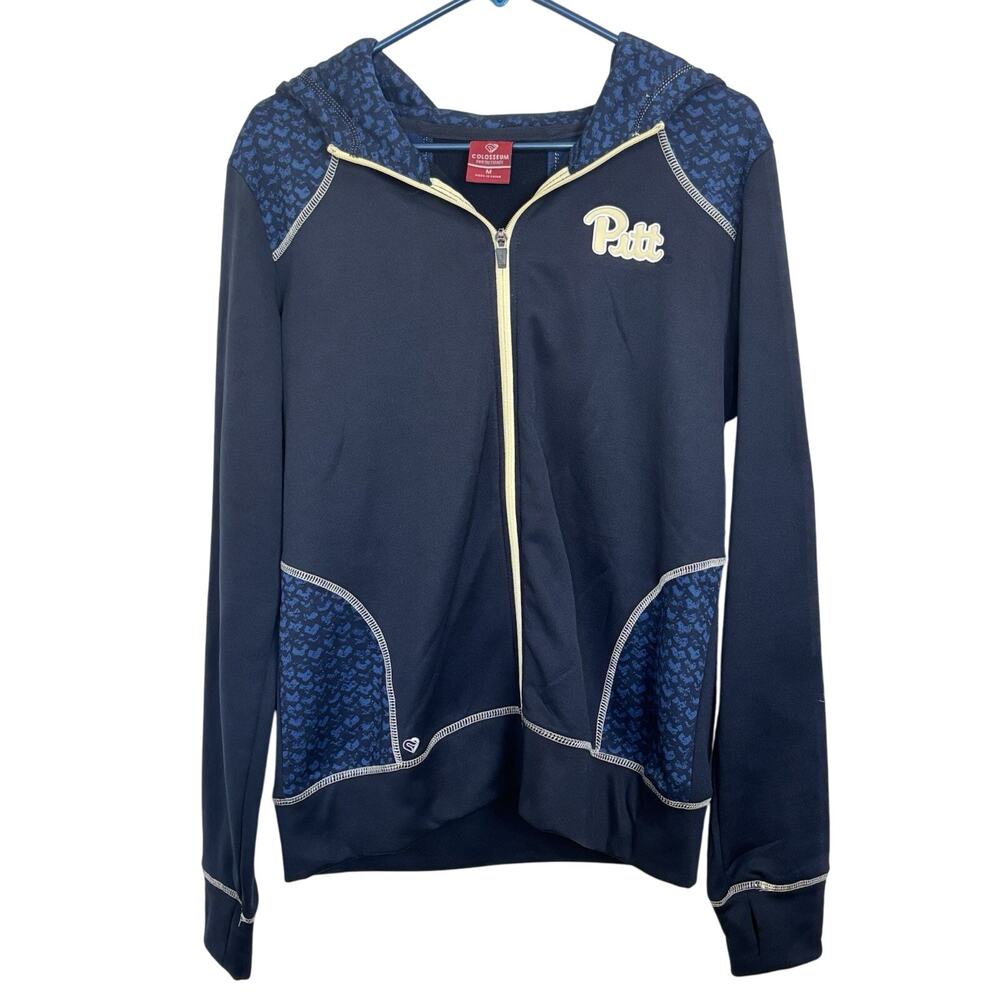 Colosseum University of Pittsburgh Men’s Full Zip Hoodie Size Medium Collegiate